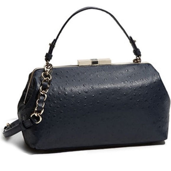 kate spade Handbags - Kate Spade ostrich leather satchel VICTORIA FALLS Madeline